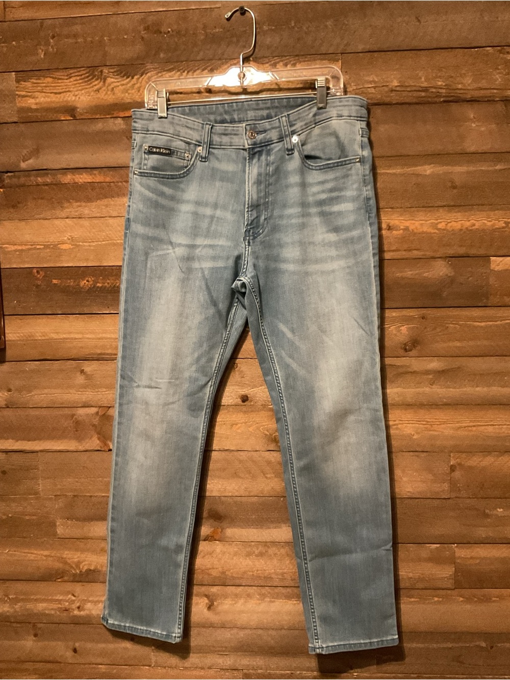 Calvin Klein Men’s Slim Light Wash Jeans Size 34x30